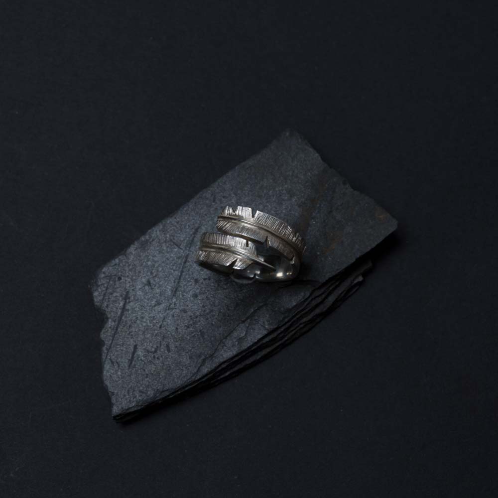 Feather Wrap Ring Slim
